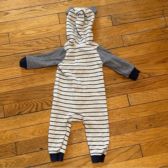 Carter's Blue and Cream Bodysuit One Piece - Picture 6 of 6